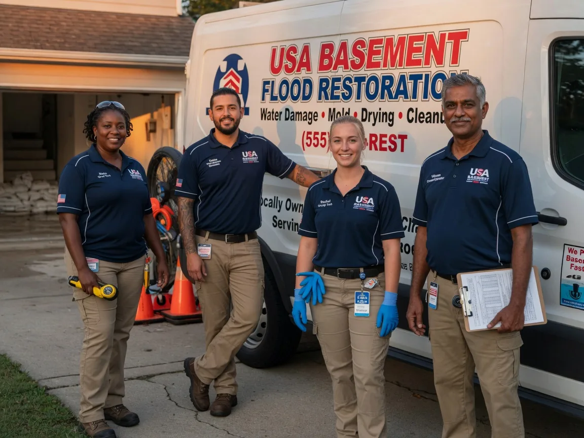 Basement Flood Cleanup company in Thompsons, TX