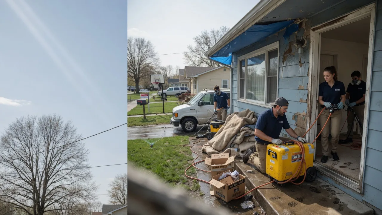 Basement Flood Cleanup in Thompsons, TX near me